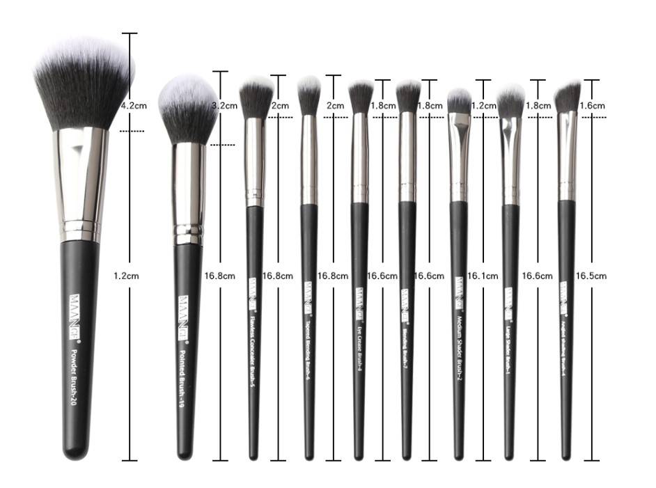 Makeup Brushes with Case 12/18/20 Pcs Set Makeup Brushes with Case 12/18/20 Pcs Set