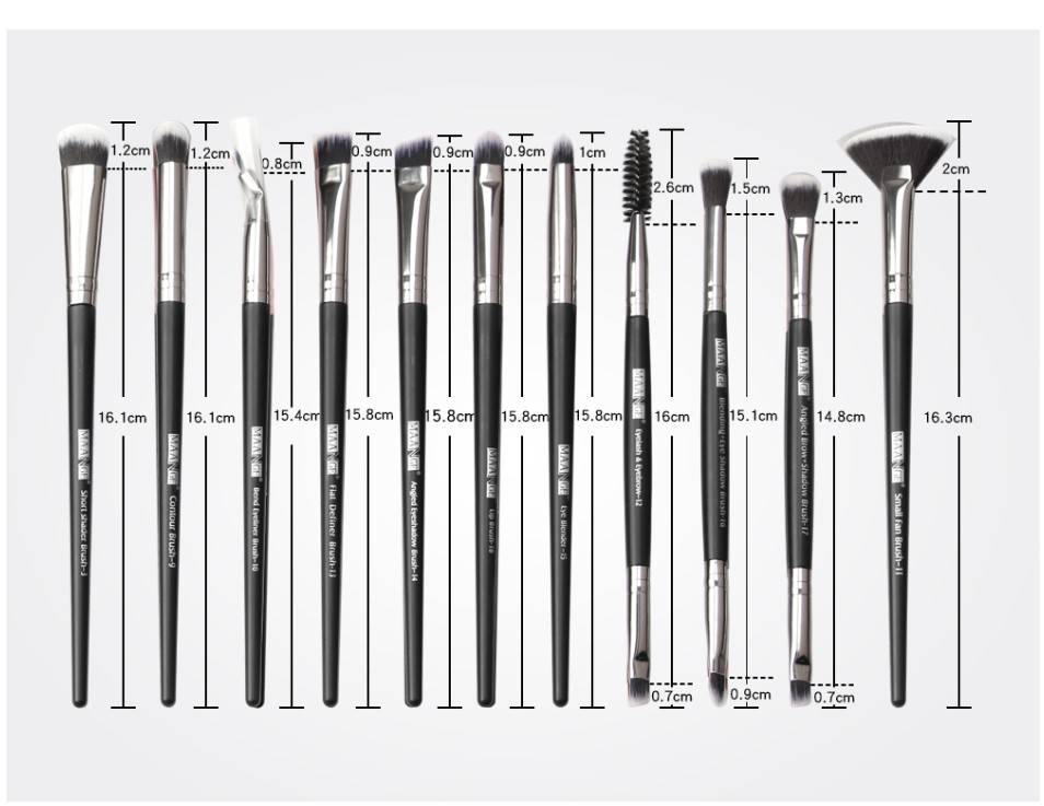 Makeup Brushes with Case 12/18/20 Pcs Set Makeup Brushes with Case 12/18/20 Pcs Set