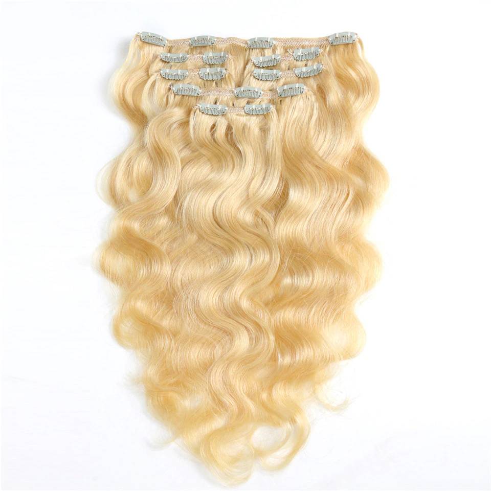 Body Wave Hair Extensions Hair Clip-ins 7 pcs Set