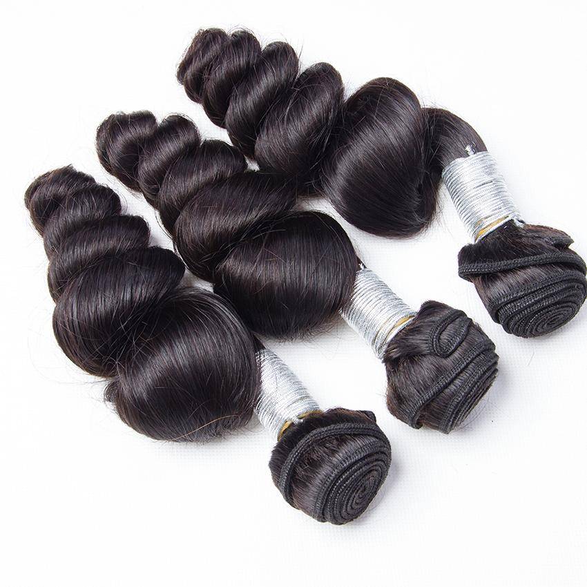 Loose Wave Bundles with Lace Frontal Closure Loose Wave Bundles with Lace Frontal Closure