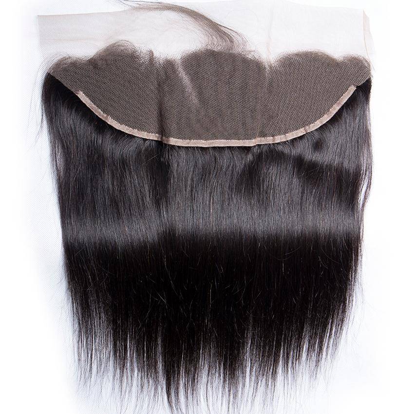Brazilian Straight Human Hair Bundles with Frontal Closure Brazilian Straight Human Hair Bundles with Frontal Closure