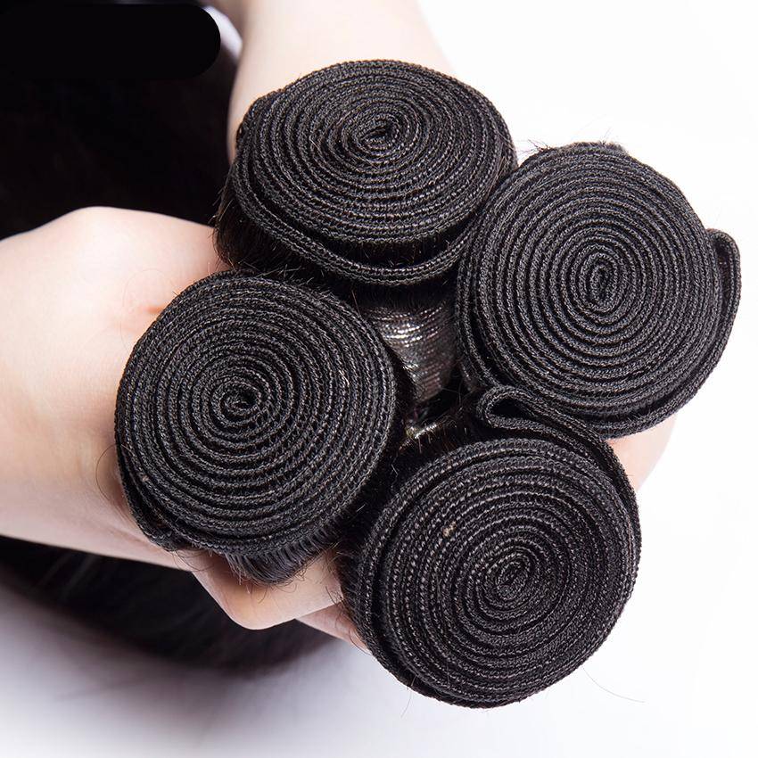 Brazilian Straight Human Hair Bundles with Frontal Closure Brazilian Straight Human Hair Bundles with Frontal Closure