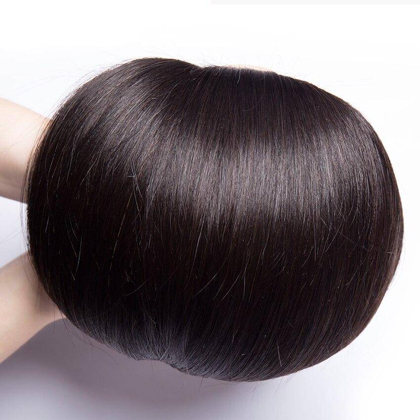 Brazilian Straight Human Hair Bundles with Frontal Closure Brazilian Straight Human Hair Bundles with Frontal Closure