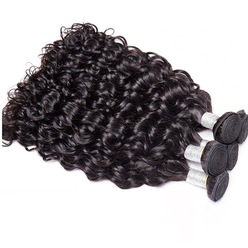 Malaysian Water Wave Black Hair Bundles