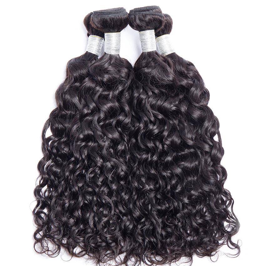 Malaysian Water Wave Black Hair Bundles