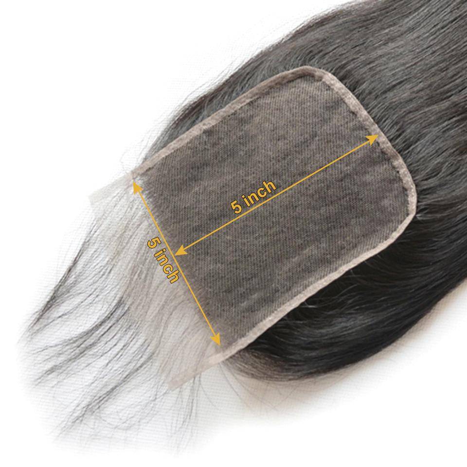 Brazilian Body Wave 5x5 Swiss Lace Closure