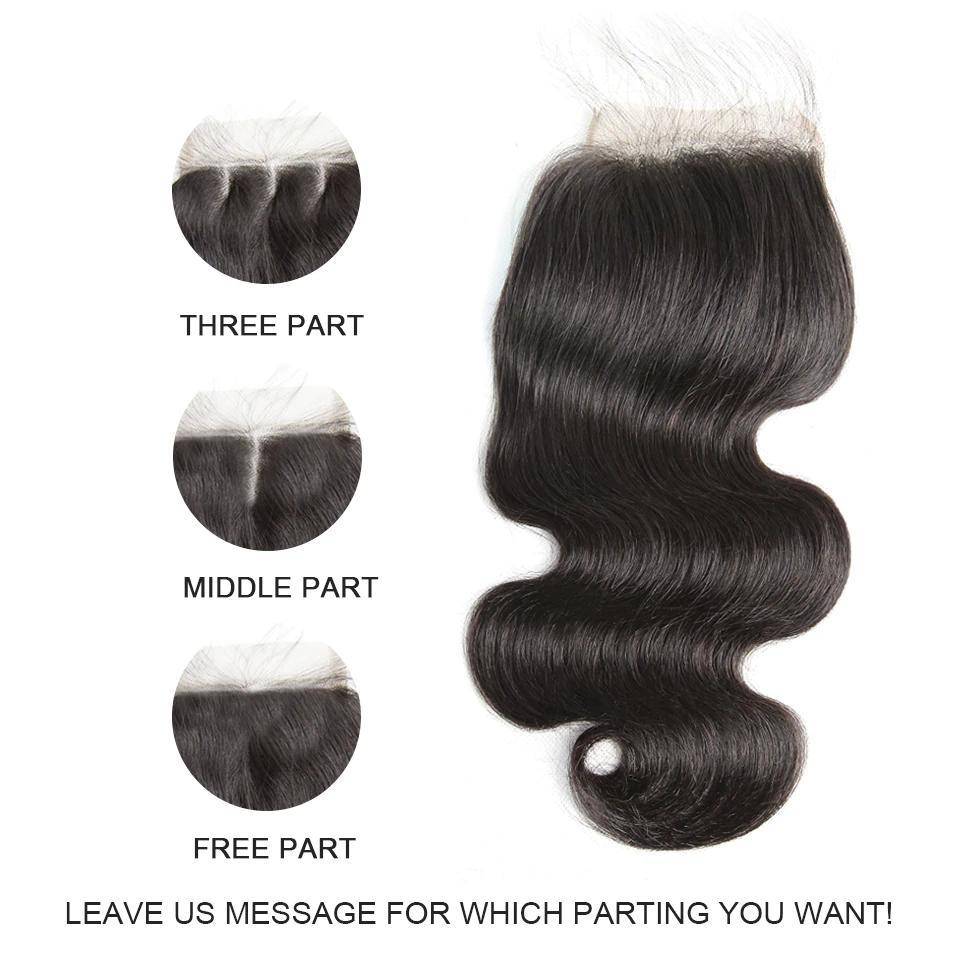 Brazilian Body Wave 5x5 Swiss Lace Closure