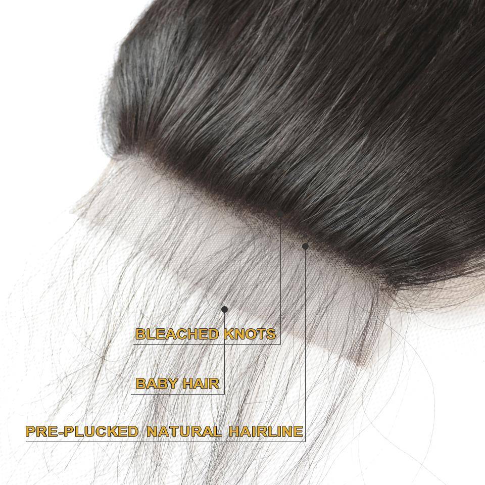 Brazilian Body Wave 5x5 Swiss Lace Closure