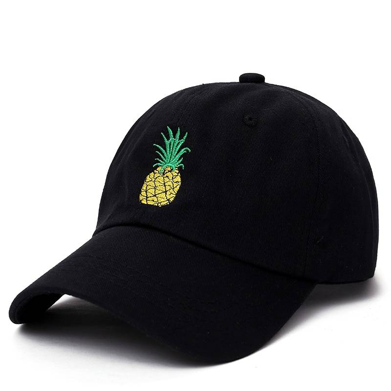 Cute Style Pineapple Embroidered Baseball Cap Cute Style Pineapple Embroidered Baseball Cap