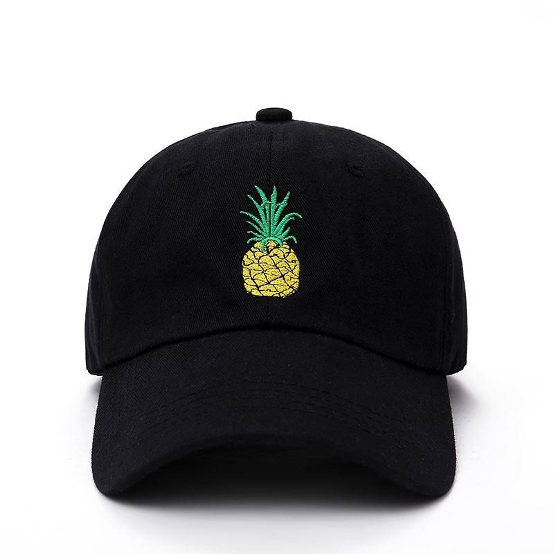 Cute Style Pineapple Embroidered Baseball Cap Cute Style Pineapple Embroidered Baseball Cap