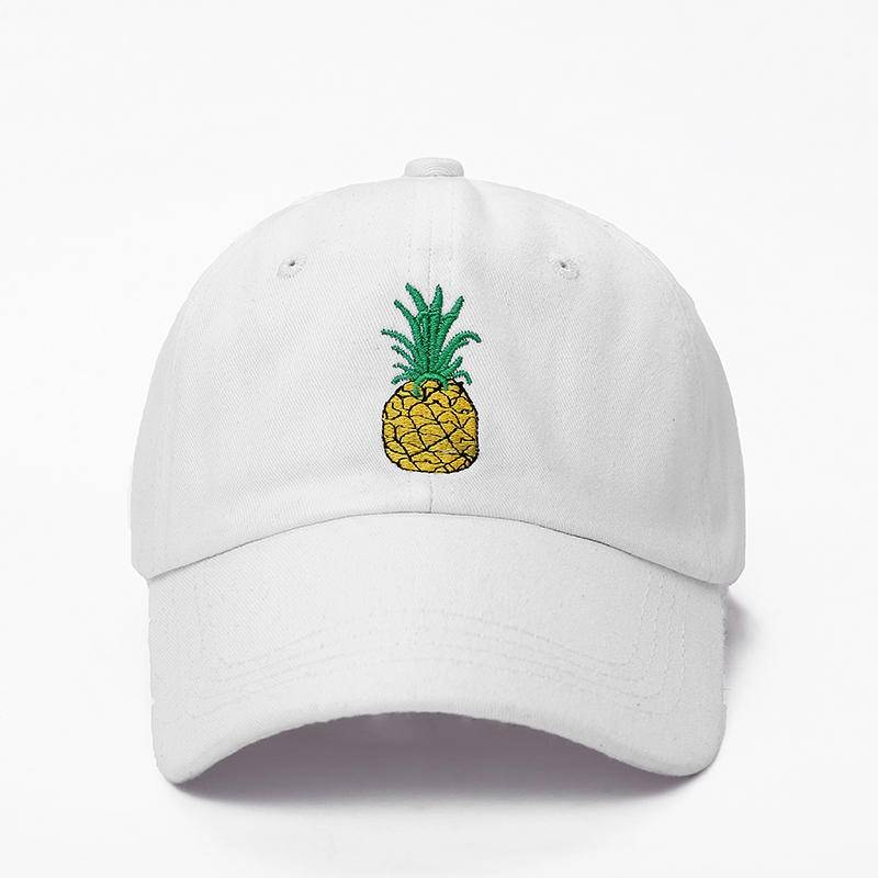 Cute Style Pineapple Embroidered Baseball Cap Cute Style Pineapple Embroidered Baseball Cap