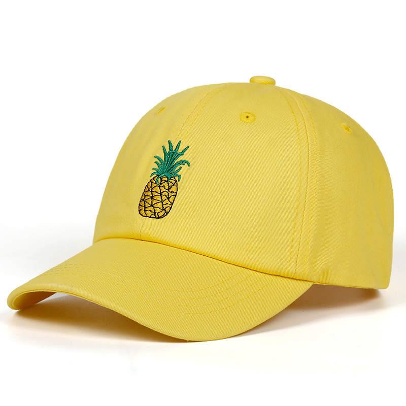 Cute Style Pineapple Embroidered Baseball Cap Cute Style Pineapple Embroidered Baseball Cap