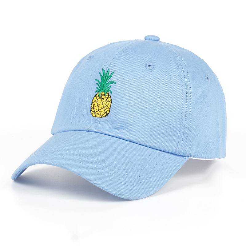 Cute Style Pineapple Embroidered Baseball Cap Cute Style Pineapple Embroidered Baseball Cap