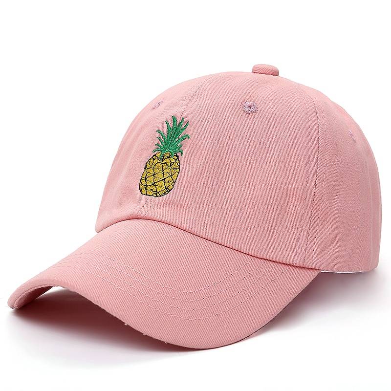 Cute Style Pineapple Embroidered Baseball Cap Cute Style Pineapple Embroidered Baseball Cap