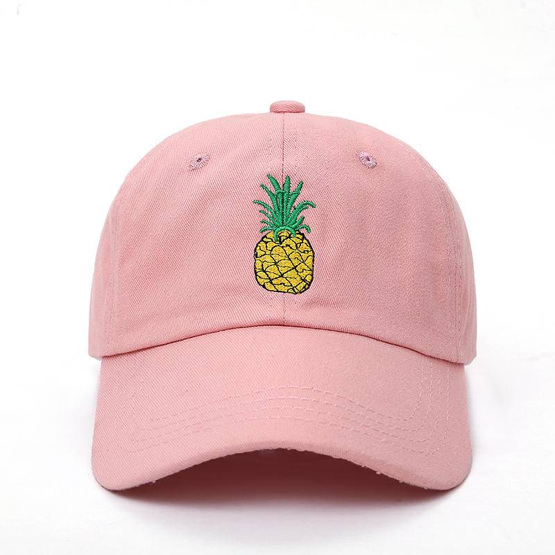Cute Style Pineapple Embroidered Baseball Cap Cute Style Pineapple Embroidered Baseball Cap